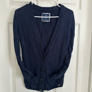 American Eagle Outfitters blue cardigan